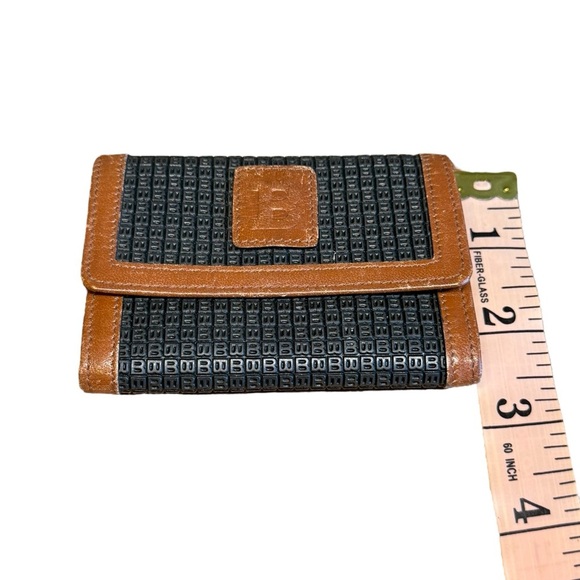 Men’s Bally International vintage wallet. Black & brown.